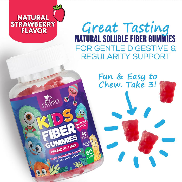 Kids' Fiber Gummies 4 g - 60 Gummies