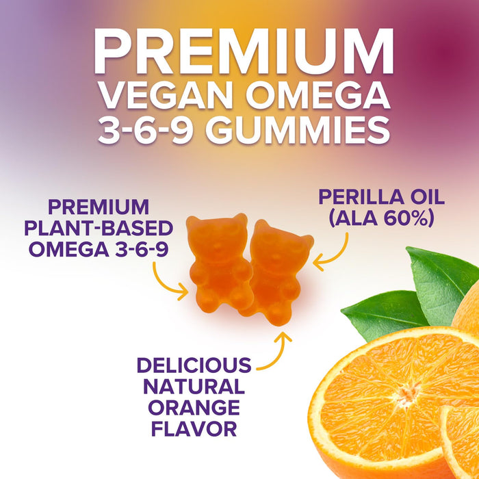 Omega 3-6-9 - Orange, 60 Gummies