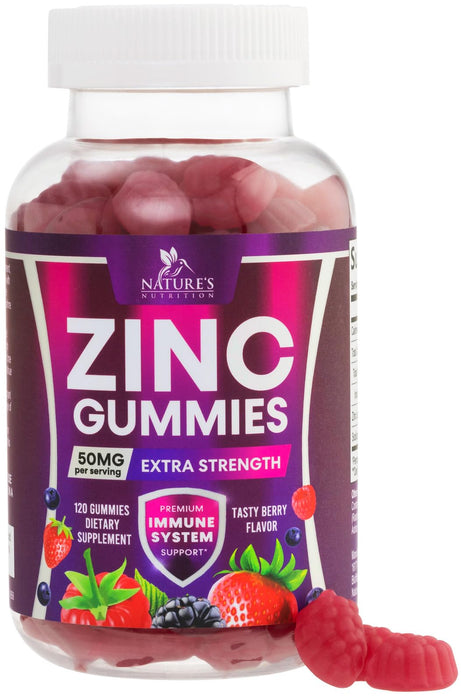 Zinc 50 mg - Berry, 120 Gummies
