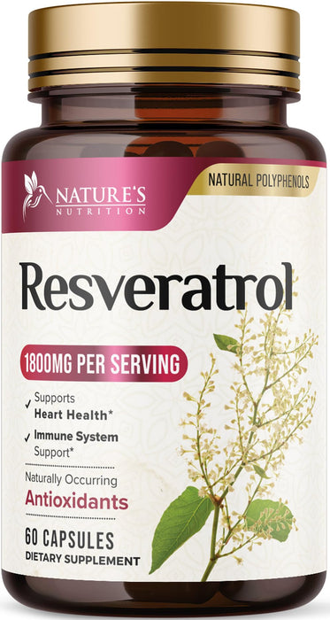 Resveratrol 1800 mg - 60 Capsules
