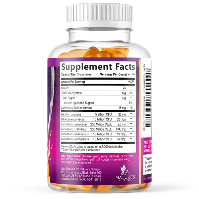 Probiotic 5 Billion CFU - 120 Gummies