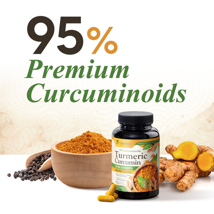 Turmeric Curcumin + Black Pepper 1500 mg - 360 Capsules