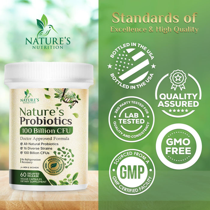 Women's Probiotic + Prebiotics 100 Billion CFU - 60 Capsules