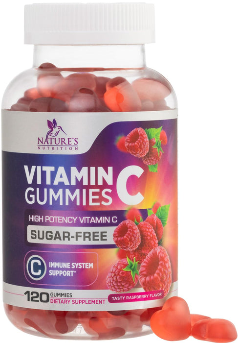 Vitamin C - Raspberry, 120 Gummies