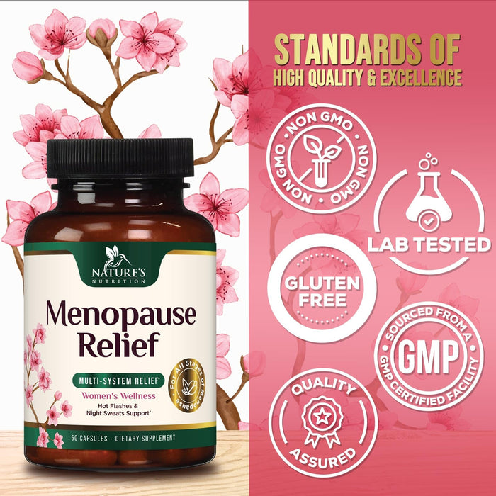 Menopause Support with Black Cohosh - 60 Capsules