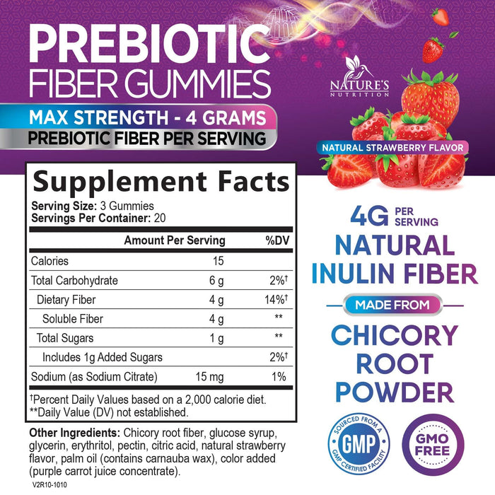 Fiber Gummies 4 g - 60 Gummies