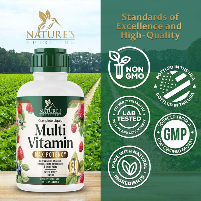 Liquid Multivitamin - Berry, 15 Fl Oz