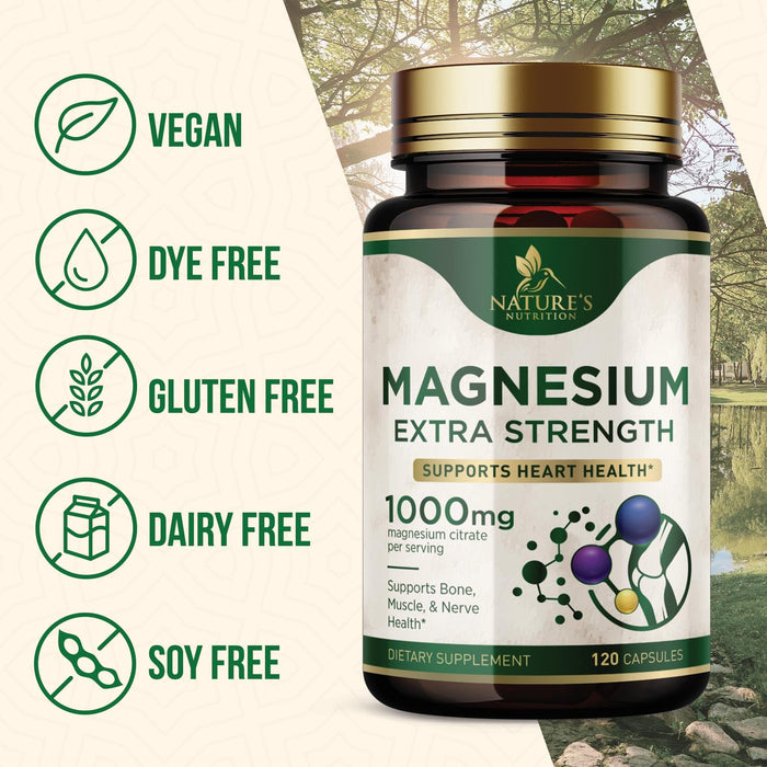 Magnesium 1000 mg - 120 Capsules