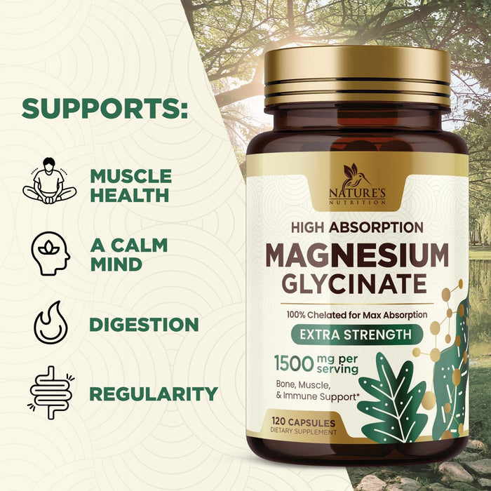 Magnesium Glycinate 250 mg - 120 Count
