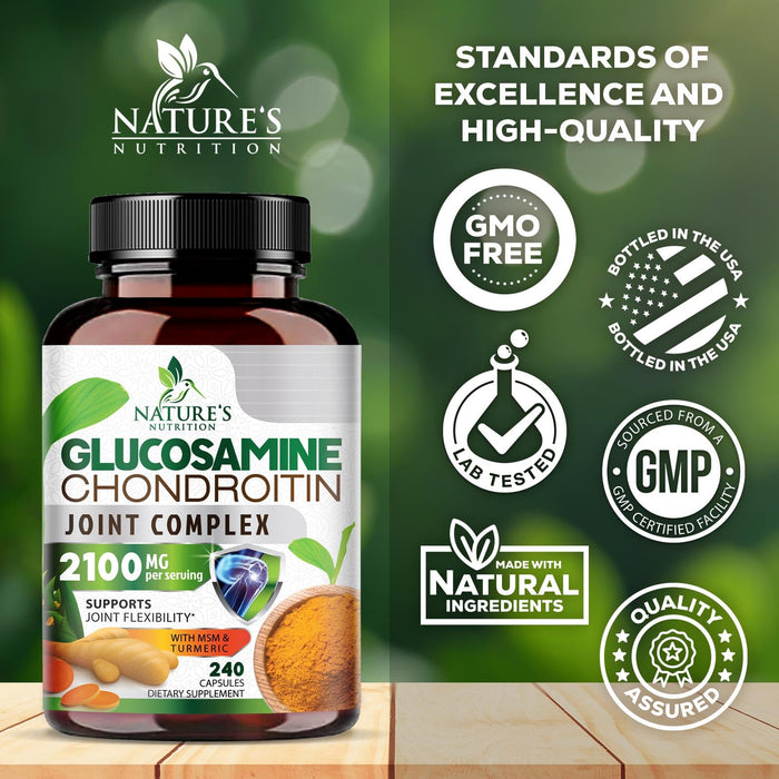 Glucosamine Chondroitin MSM 2100 mg - 240 Capsules