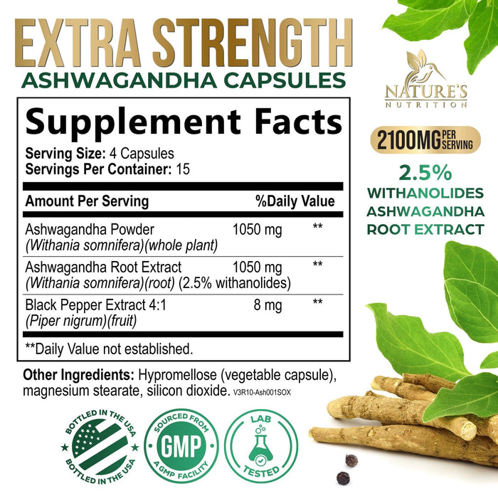Premium Ashwagandha Capsule Facts