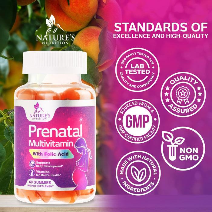 Prenatal Multivitamin 1335 mcg - 60 Gummies