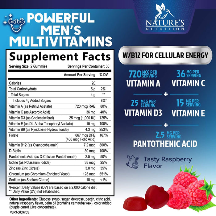 Men's Multivitamin - 60 Gummies