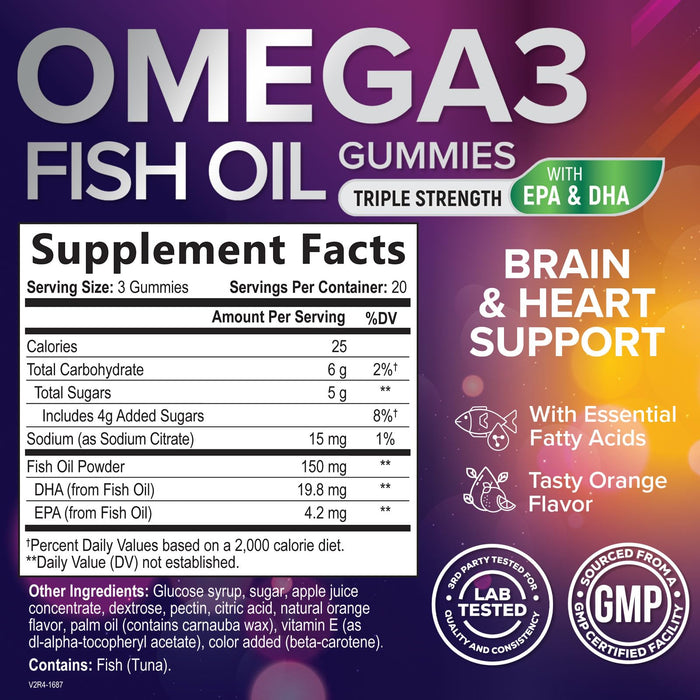 Omega-3 - 60 Gummies