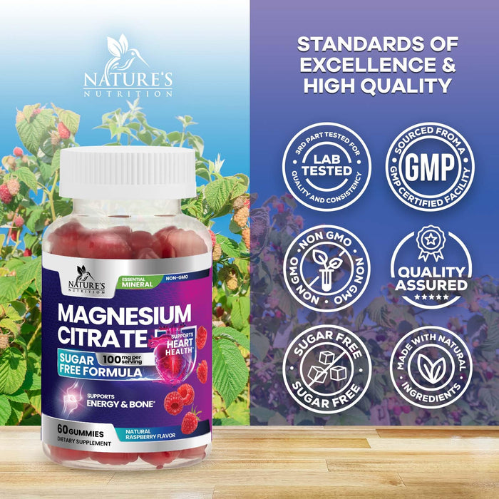 Magnesium Citrate - 60 Gummies