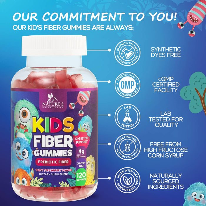 Kids' Fiber Gummies 4 g - 120 Gummies