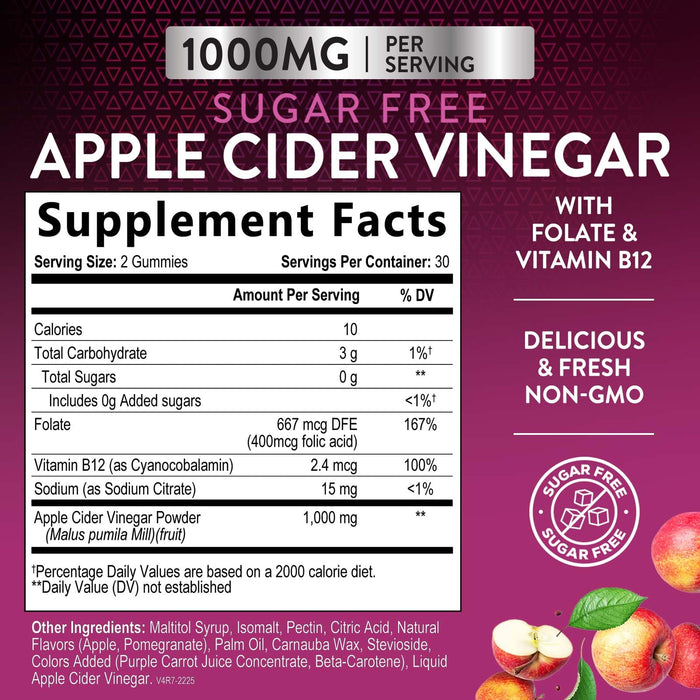 Sugar Free Apple Cider Vinegar
