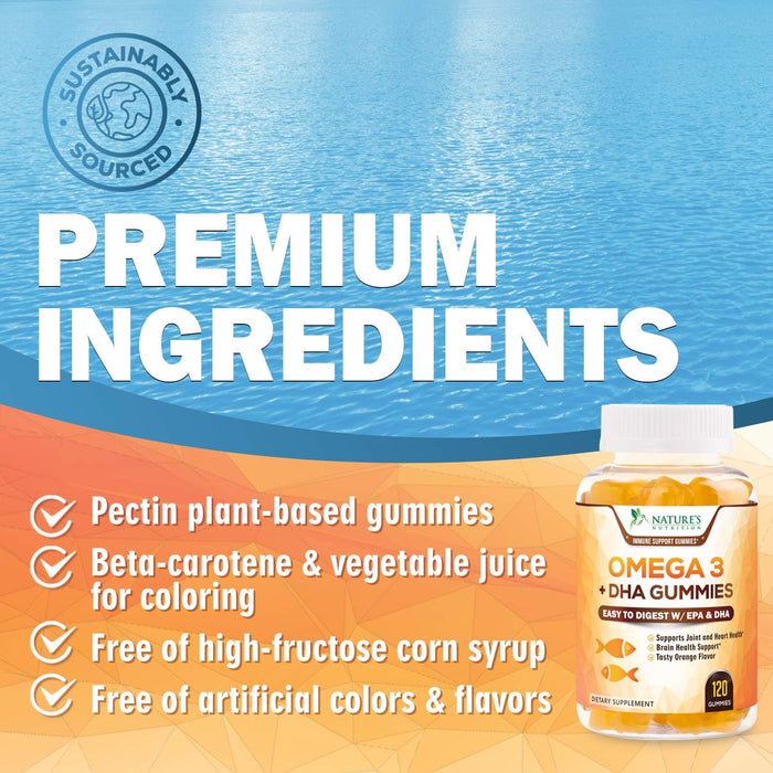 Omega-3 Fish Oil - Orange, 120 Gummies