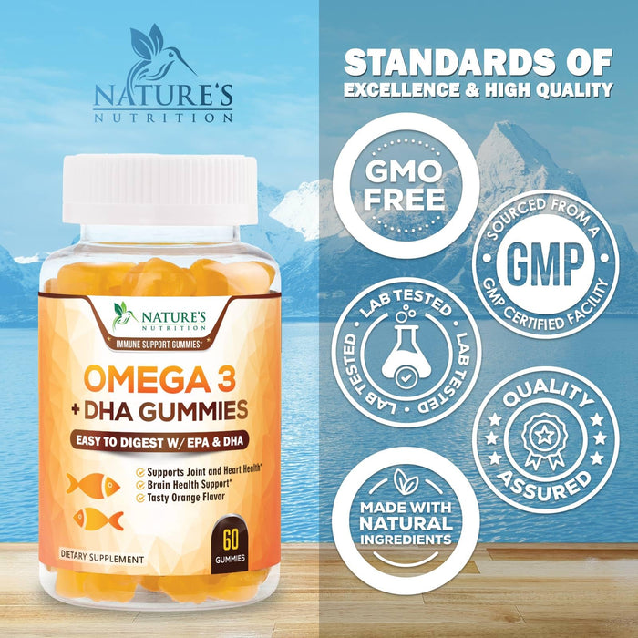 Omega-3 Fish Oil - Orange, 60 Gummies