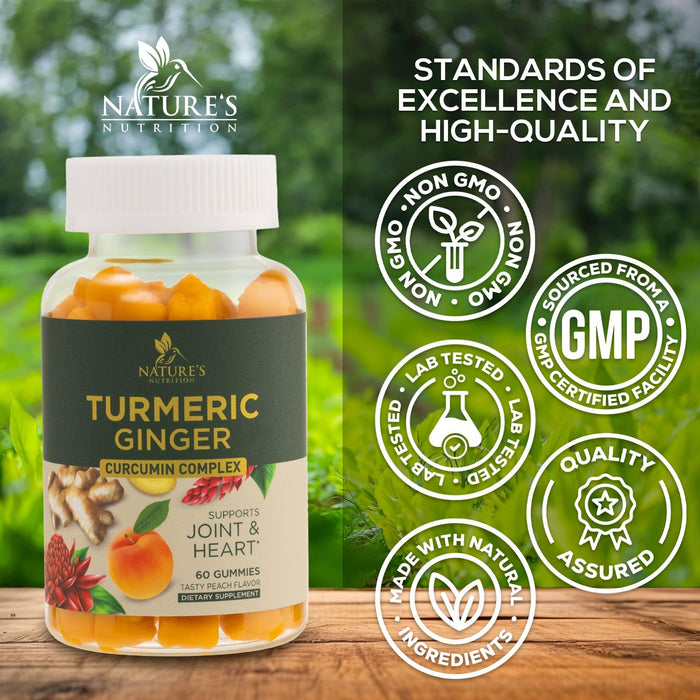 Turmeric Curcumin Gummies - 60 Gummies