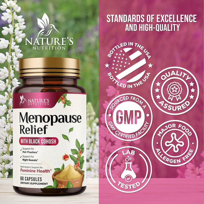 Menopause Support with Black Cohosh - 60 Capsules