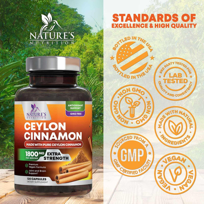 Ceylon Cinnamon 1800mg