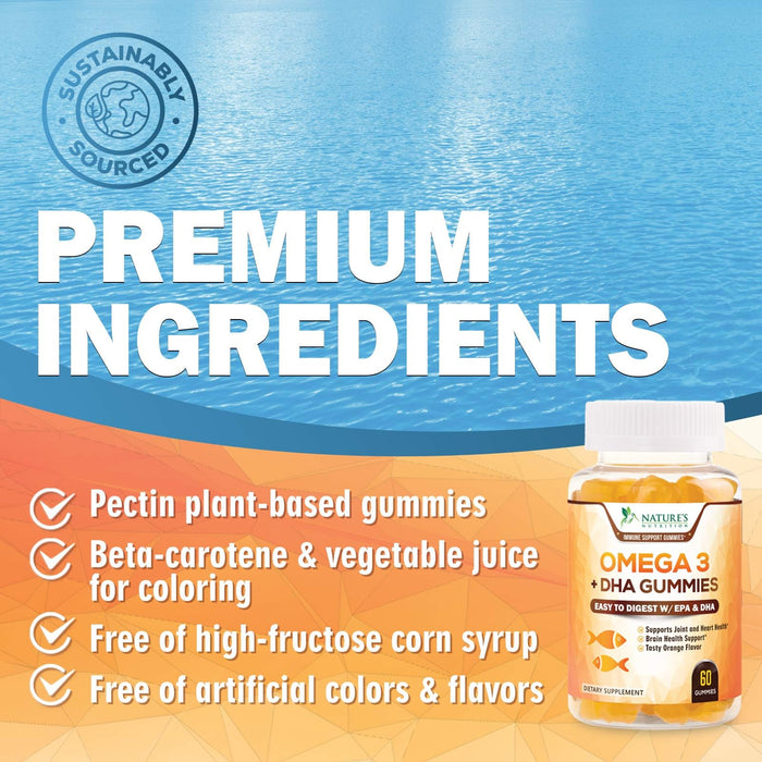 Omega-3 Fish Oil - Orange, 60 Gummies