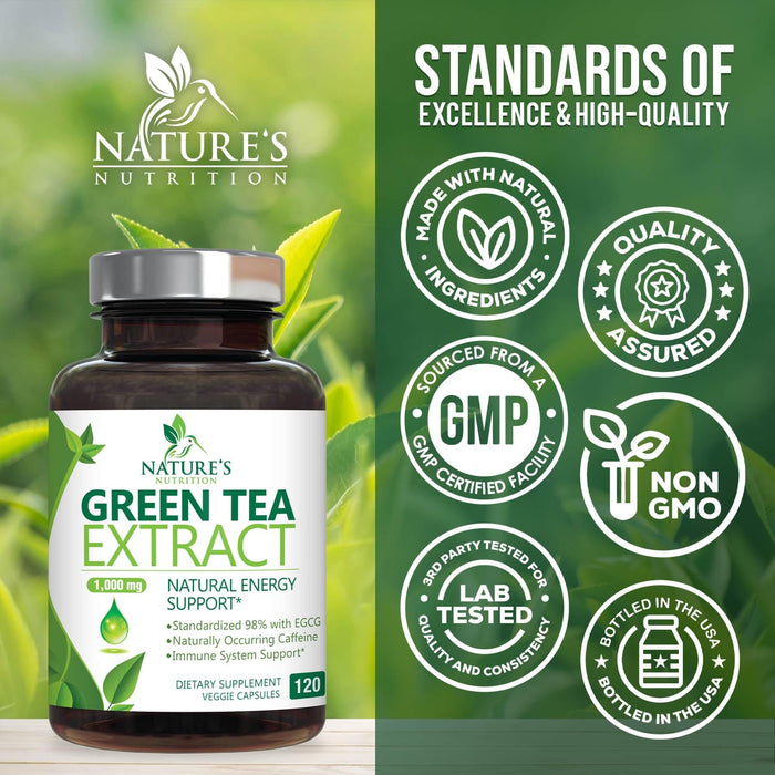 Green Tea Extract 1000 mg - 120 Capsules