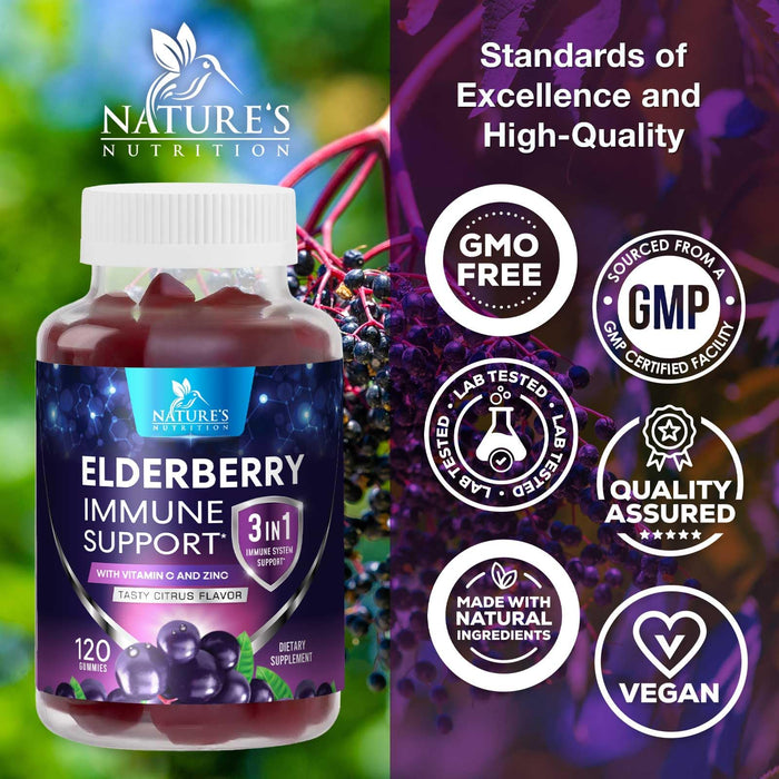 Elderberry - 120 Gummies