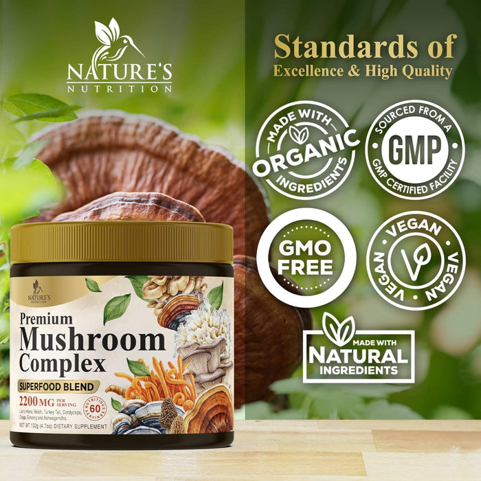 Mushroom Complex Powder 11-in-1 - 60 Servings