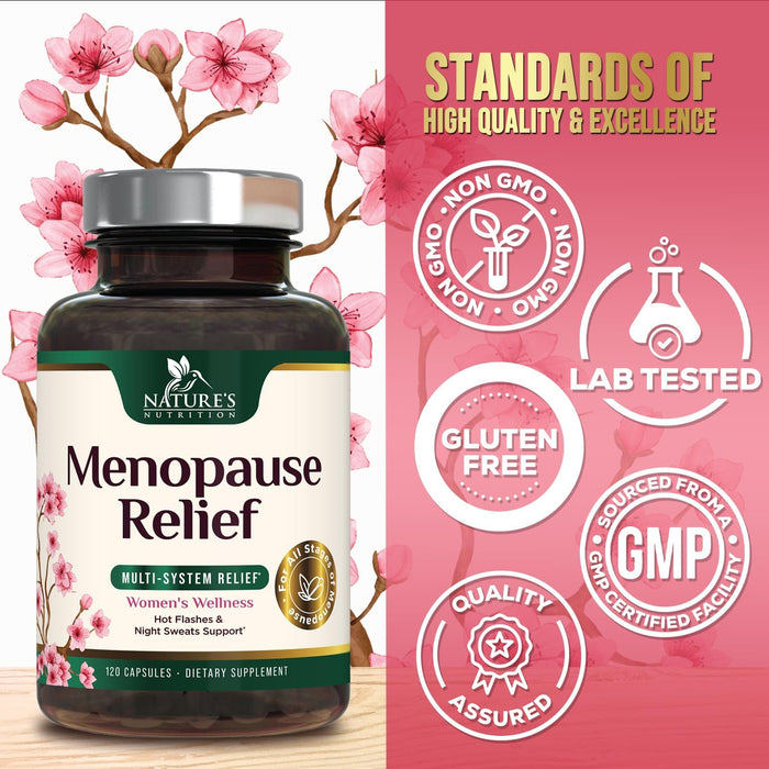 Menopause Support with Black Cohosh - 120 Capsules