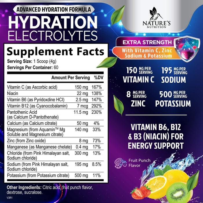 Electrolyte Drink Mix - 60 Servings