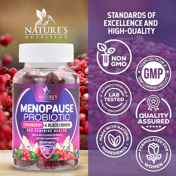 Menopause Support with Black Cohosh - 60 Gummies