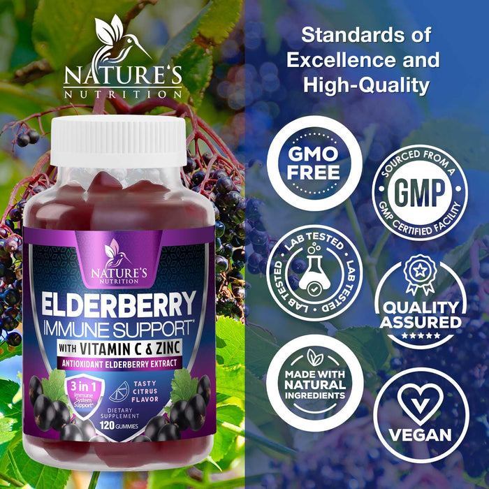 Elderberry - 120 Gummies