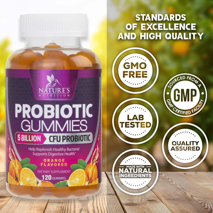 Probiotic 5 Billion CFU - 120 Gummies