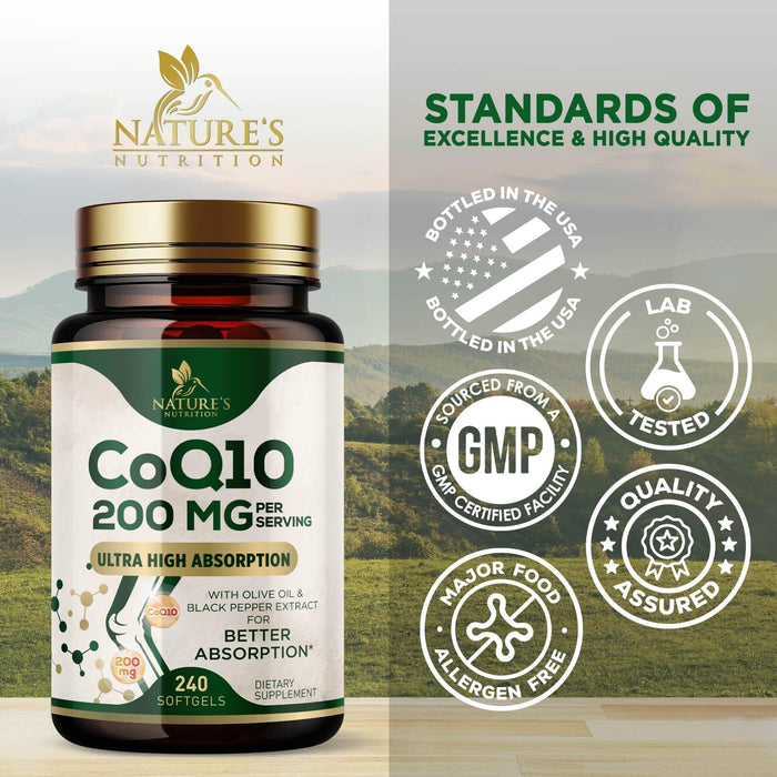 CoQ10 200 mg - 240 Softgels