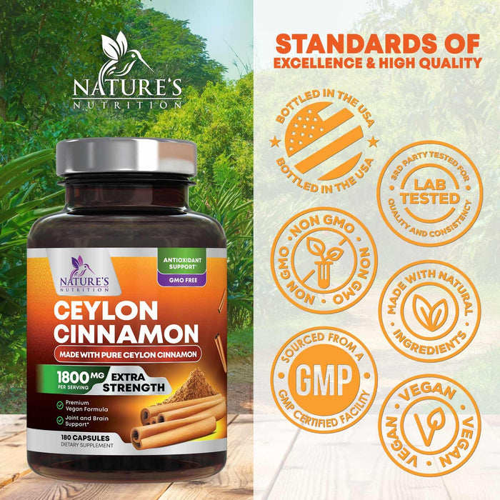 Ceylon Cinnamon Capsule 1800mg
