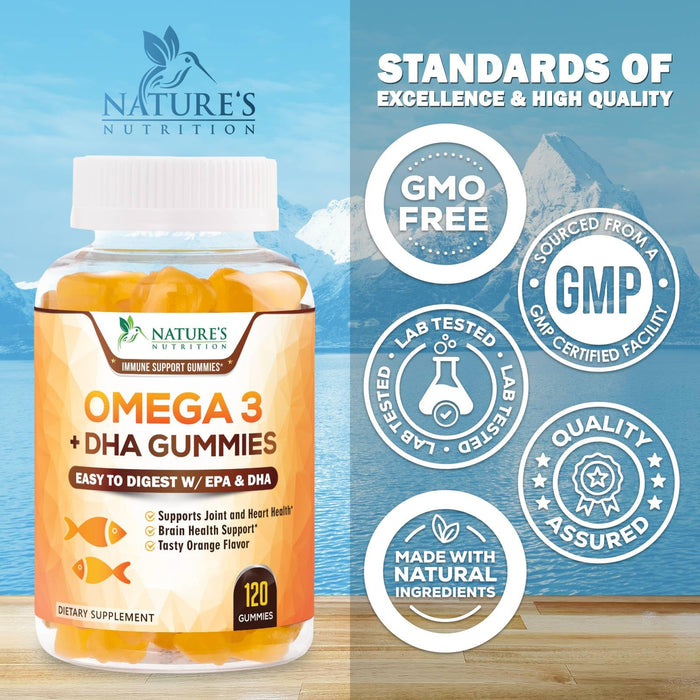 Omega-3 Fish Oil - Orange, 120 Gummies