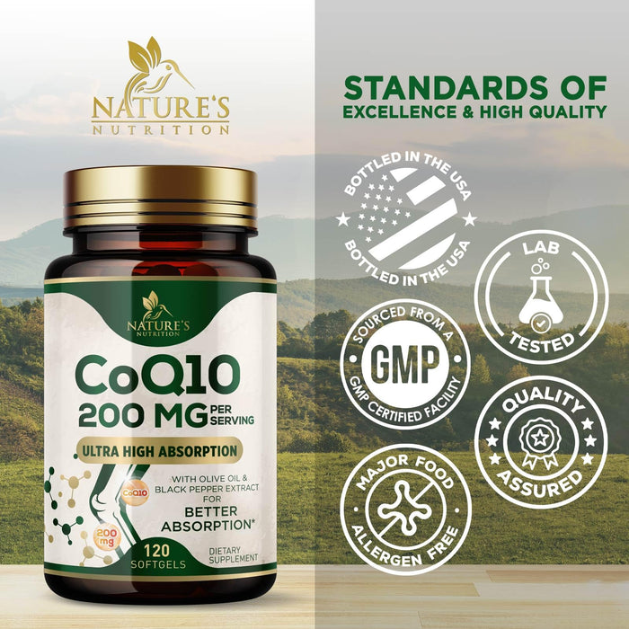 CoQ10 200 mg - 120 Softgels