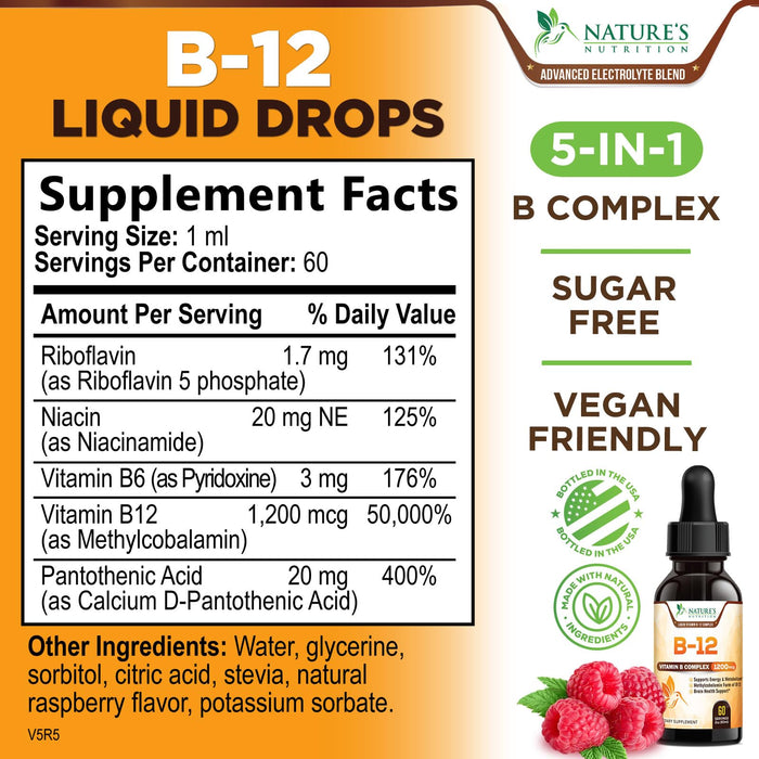 B-12 Liquid Drops Supplement Factss